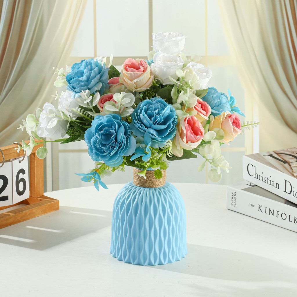 Bunga tiruan /bunga palsu hiasan bunga untuk penataan di meja makan ruang tidur ruang tamu lemari an