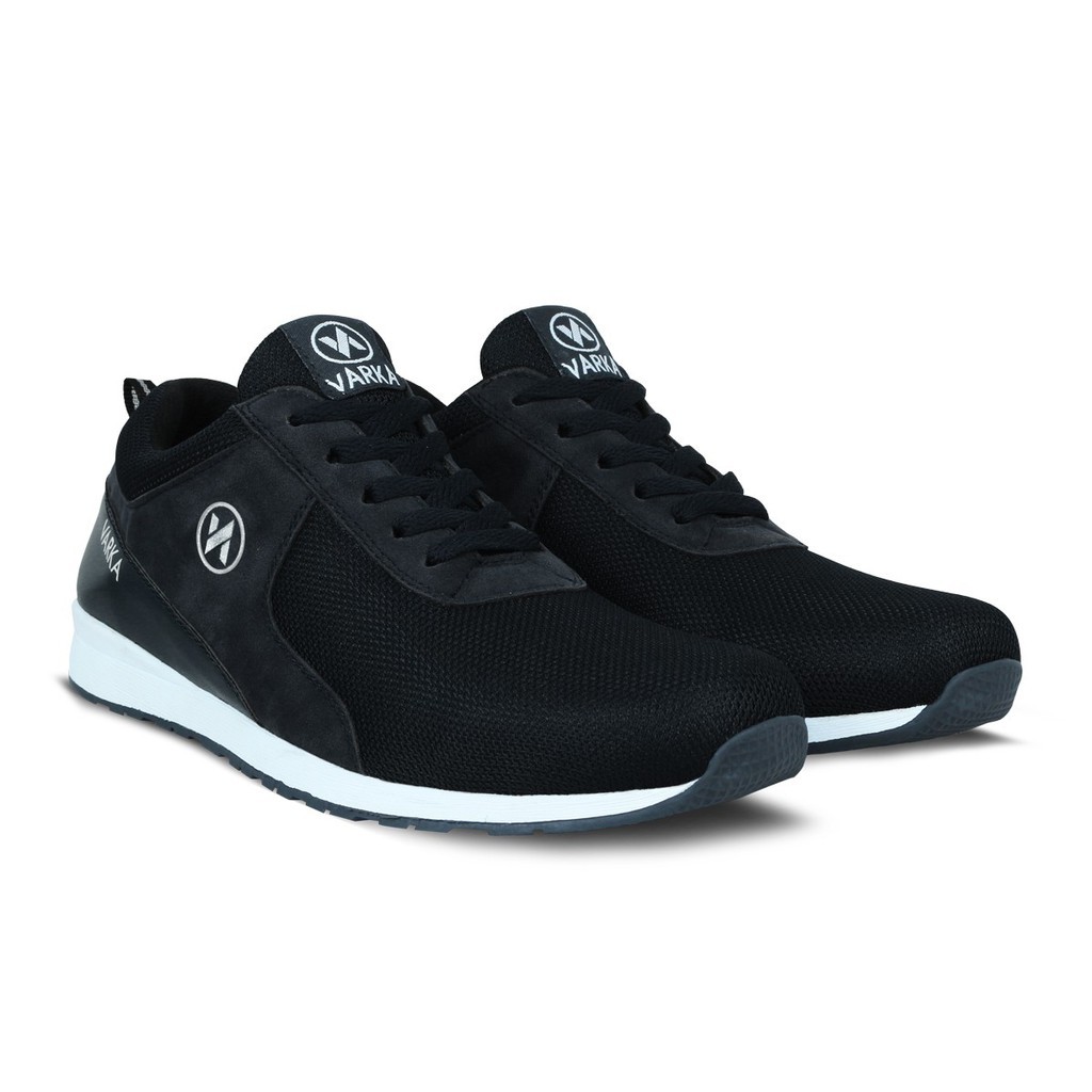 Sepatu Sneakers Pria V 692 Brand Varka Sepatu Kets Olahraga Joging Murah Berkualitas Warna Hitam /Up