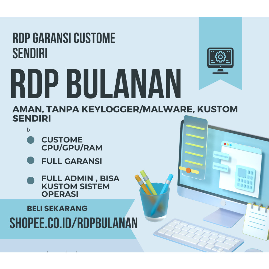RDP BULANAN MURAH ADMIN WINDOWS LINUX  F0REX, YT, BOT Dll