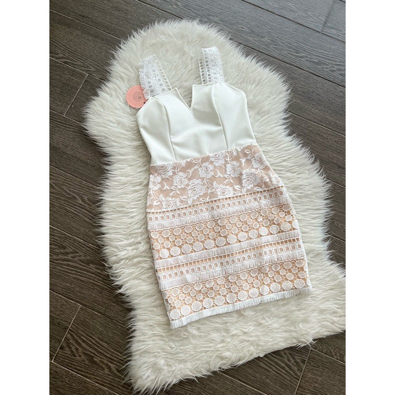 (Ds-000181)Dress brokat scuba tebal tali kecil brokat (PREMIUM)