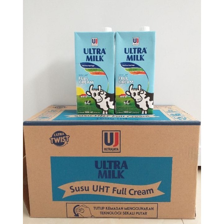 

Susu Ultra UHT Plain 1L Dos ISI 12
