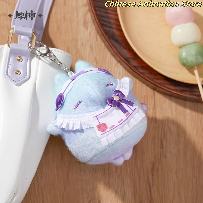 Genuine Genshin Impact Keychain Yumemizuki Mizuki Pendant Mihoyo Cosplay Anime Game Figure Keychain 