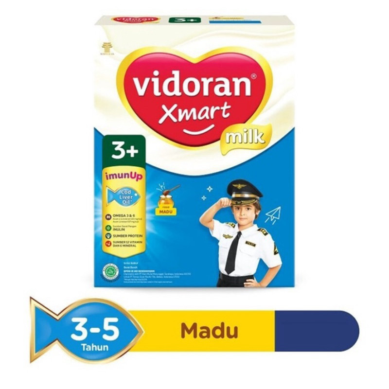 

vidoran Xmart 3+ Susu Pertumbuhan Anak 3-5 Tahun 925gr