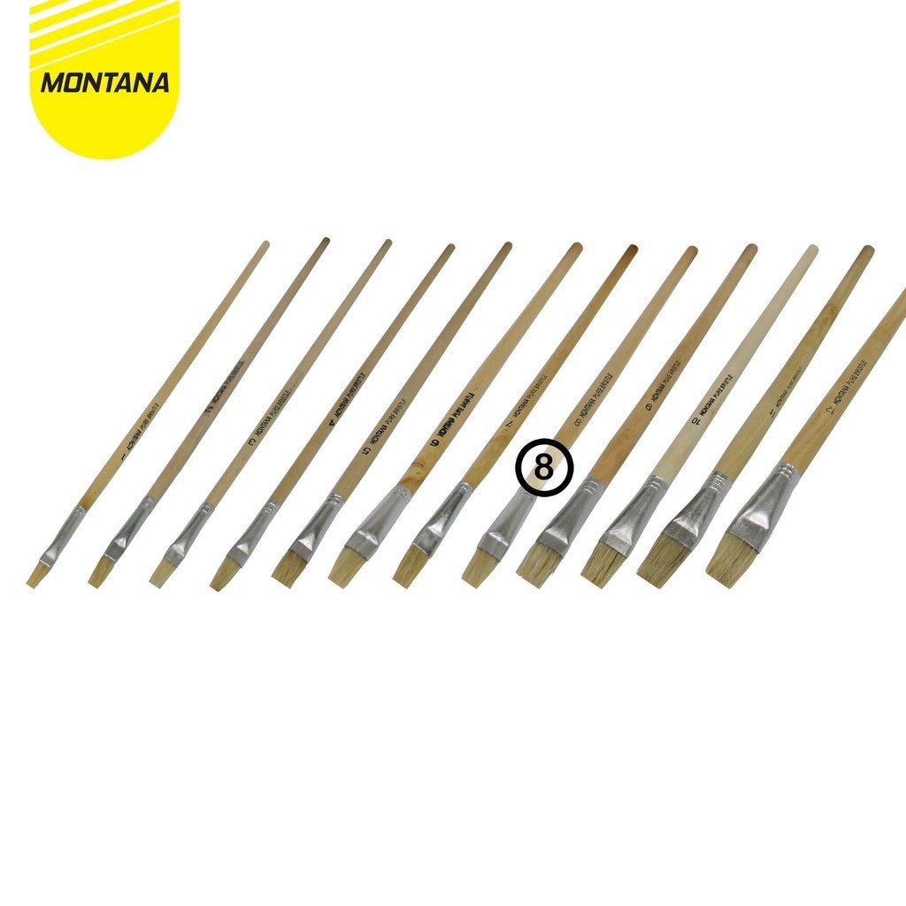 

( 1Pcs) Montana BRW-8 Kuas Cat Air / Brush / Kuas Lukis / Kuas Acrylic