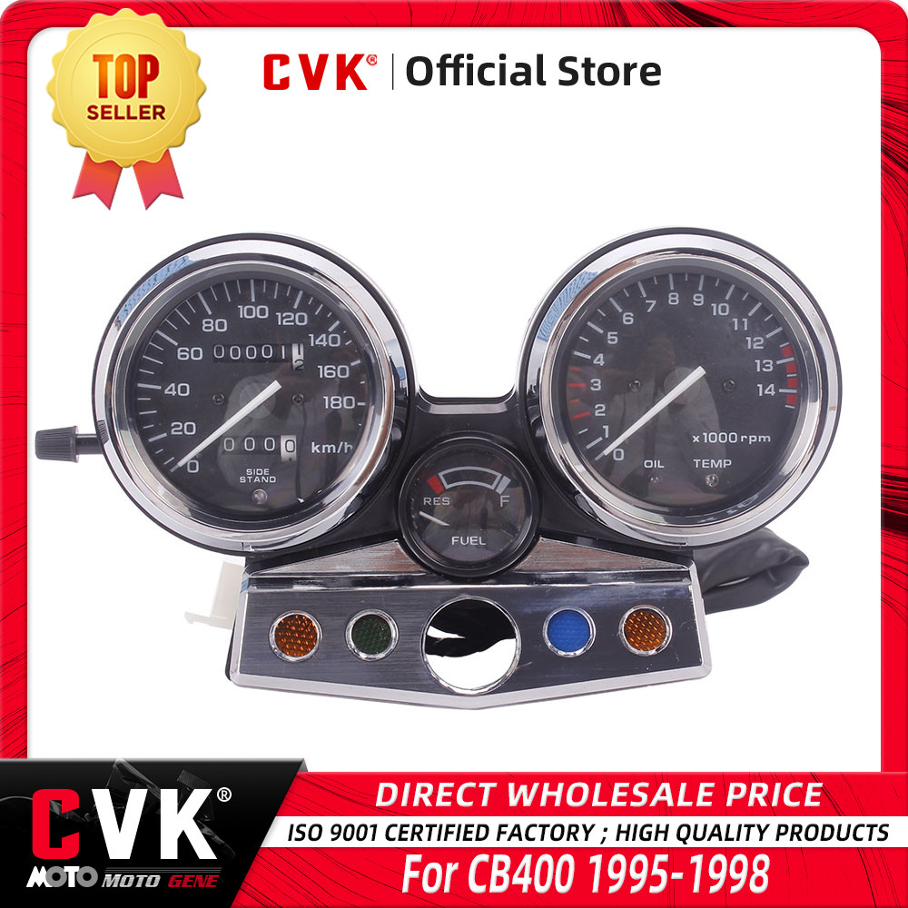 CVK Instrument Assembly Gauges Meter Cluster Speedometer Odometer Tachometer For HONDA CB400 CB400SF