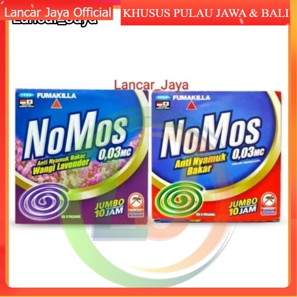 Domestos Nomos 8Jam | Obat Nyamuk Nomos Lavender 8jam | Obat nyamuk bakar