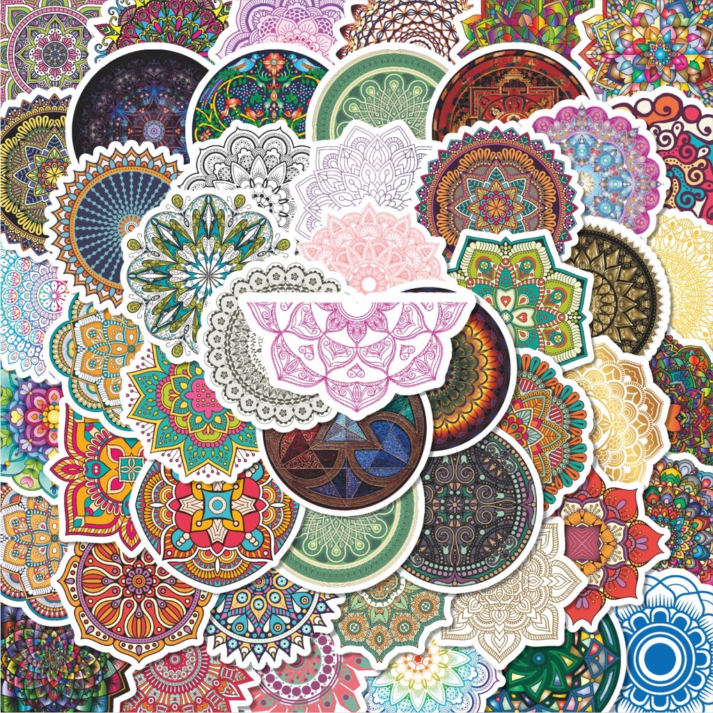 

100PCS Lucu Stiker Datura Art Stiker Aesthetic Stiker Anti Air Stikers Berperekat Waterproof sticker decal buat Motor Helm Buku Journal Koper Casing HP Laptop Botol Minum Hadiah anak