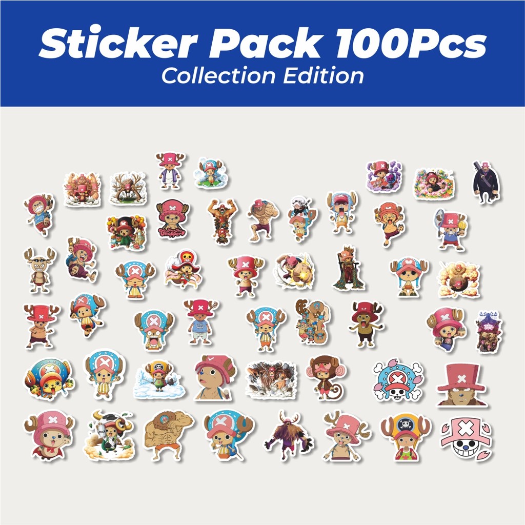 

Hot Stiker Anime Kartun Tony Tony Chopper One Piece Lucu Anti Air Stikers Berperekat Waterproof Sticker Decal Buat Motor Helm Buku Journal Koper Casing HP Laptop Botol Minum