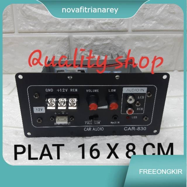 Power Basstube active Mobil / Mesin Basstube siap pakai car 830