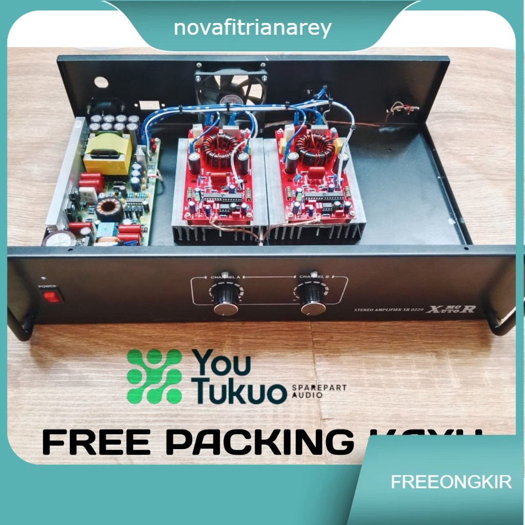 Power Rakitan 20A 2 Channel Stereo SMPS 2KVA