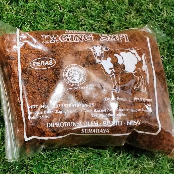 

abon daging sapi produksi ibu Siti surabaya - pedas [terlaris]