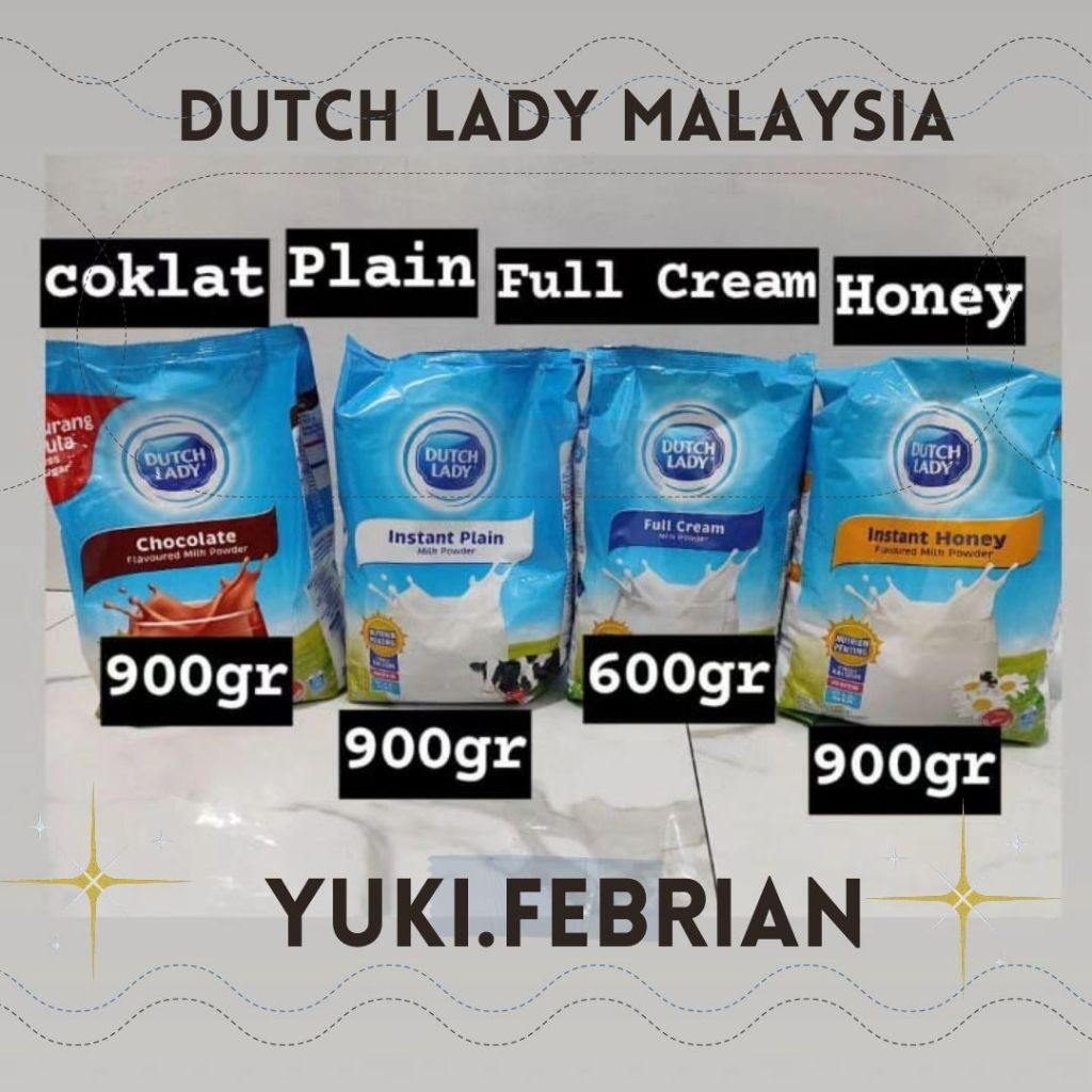 

NEW Dutch Lady Instan 900 Gram / Dutch Lady Family PREMIUM