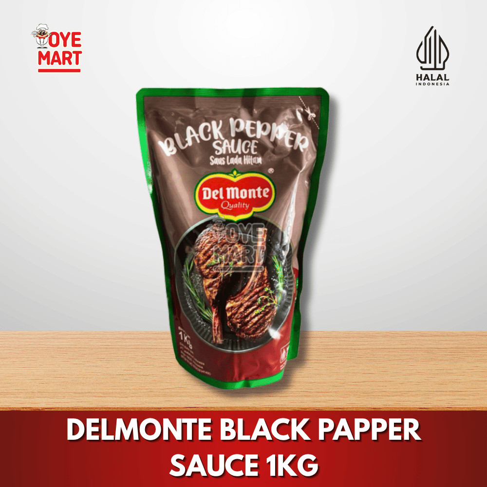 

DELMONTE BLACK PEPPER SAUCE 1KG / SAUS LADA HITAM