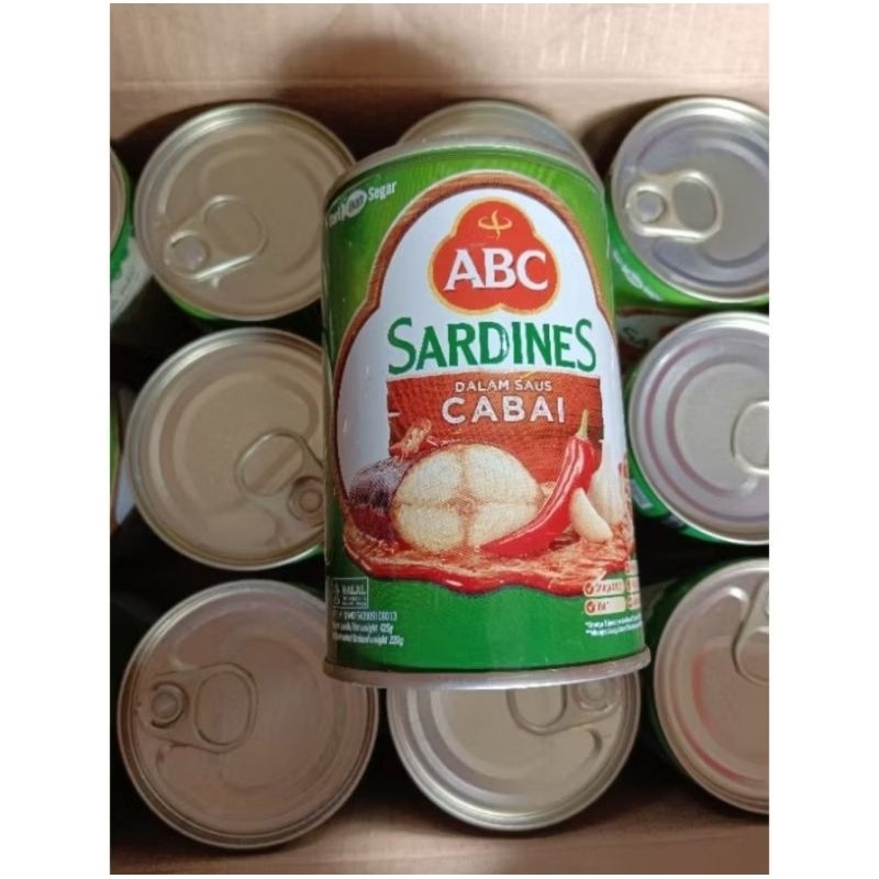 

Sarden ABC 155gr Cabai 1 Dus isi 60 Kaleng