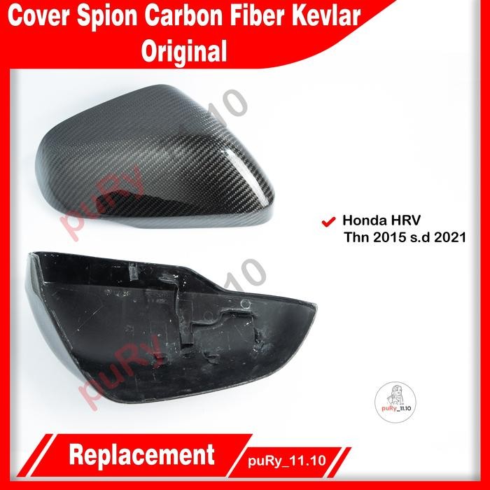 TOTOK COVER SPION HRV HR-V ORIGINAL MOTIF CARBON KEVLAR - kevlar (resin)