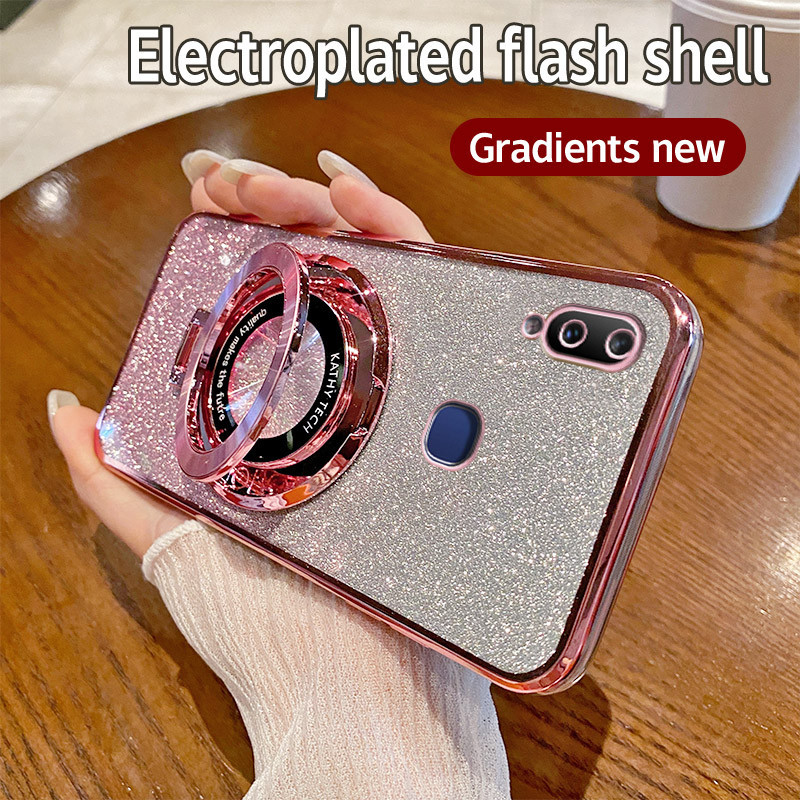 HP Soft Case Vivo Y95 Casing Silikon Untuk Vivo Y95 1807 Casing berkilau Berlapis Handphone Phone Co