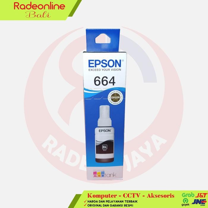 Tinta Printer Tinta Epson 664 Black