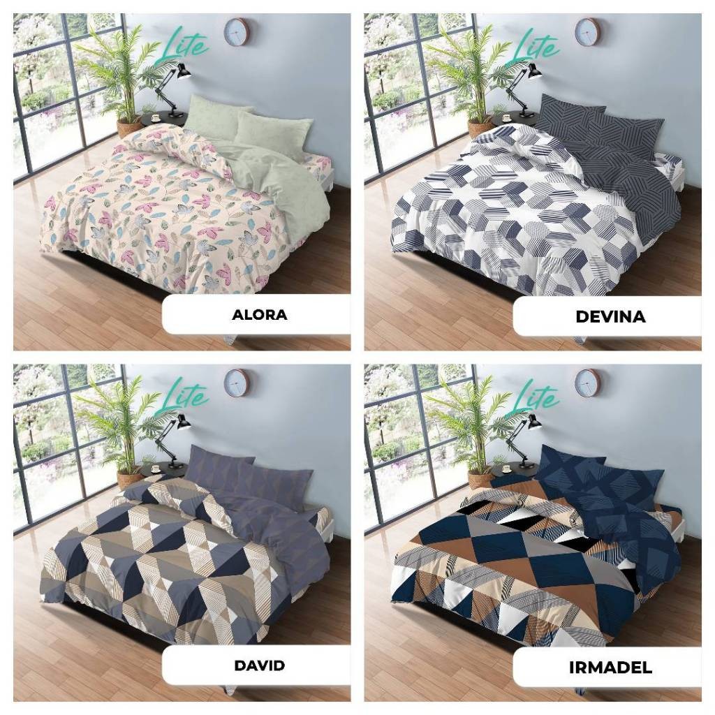 

Kintakun LITE Bed Cover Set SPREI FLAT Uk. 180x200