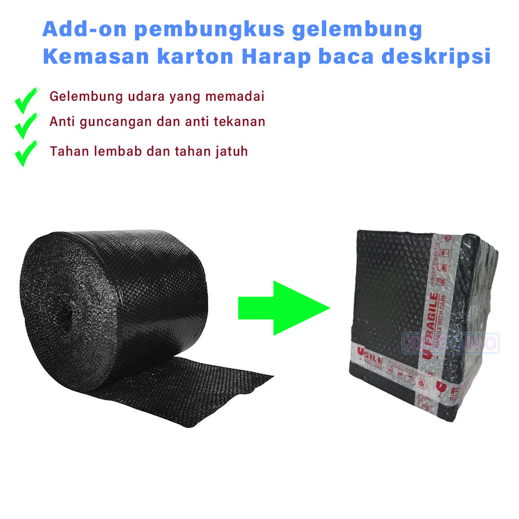 

Kemasan Pengiriman Ekstra Bungkus Gelembung Hitam