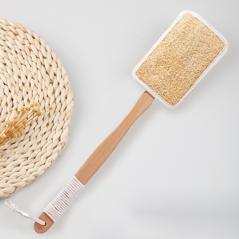 【Ready】Sikat Punggung Loofah Back Brush Alat Mandi Gosok Badan & Back Brush Sikat Gosok Pembersih Pu