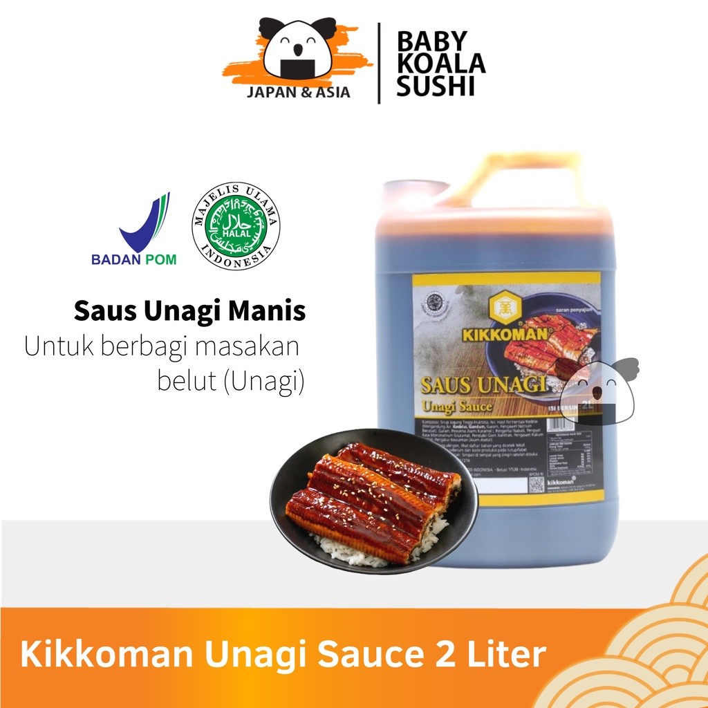

KIKKOMAN Unagi Sauce Ikan Bakar 2 Liter Halal