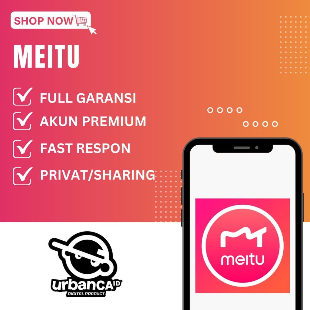 Meitu VIP Premium Lifetime Bergaransi Selamanya Terlaris