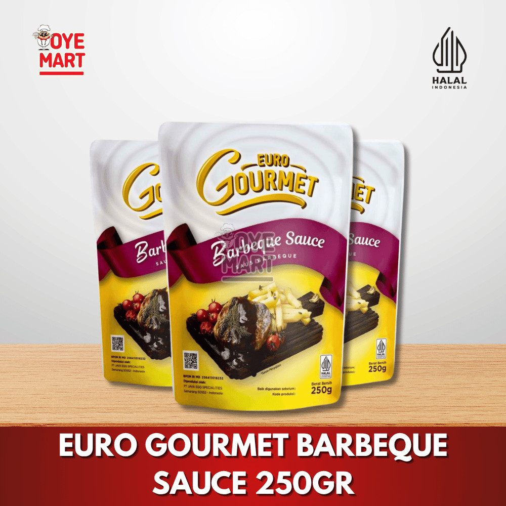 

EURO GOURMET BARBEQUE SAUCE 250GR / SAUS BARBEQUE