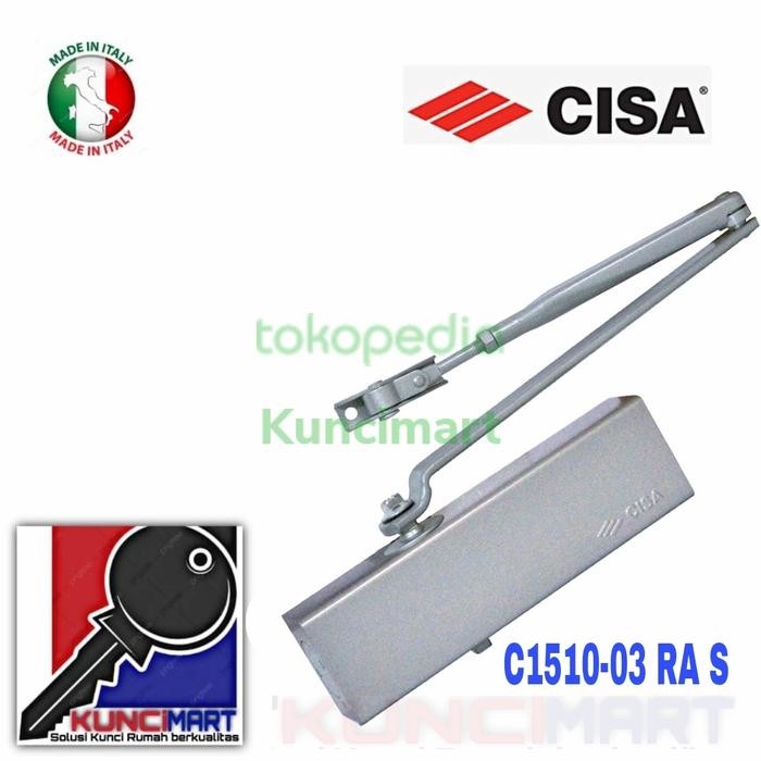 

Door Closer Original CISA C1510-03 RA Silver || C 1510 - 03 Doorcloser
