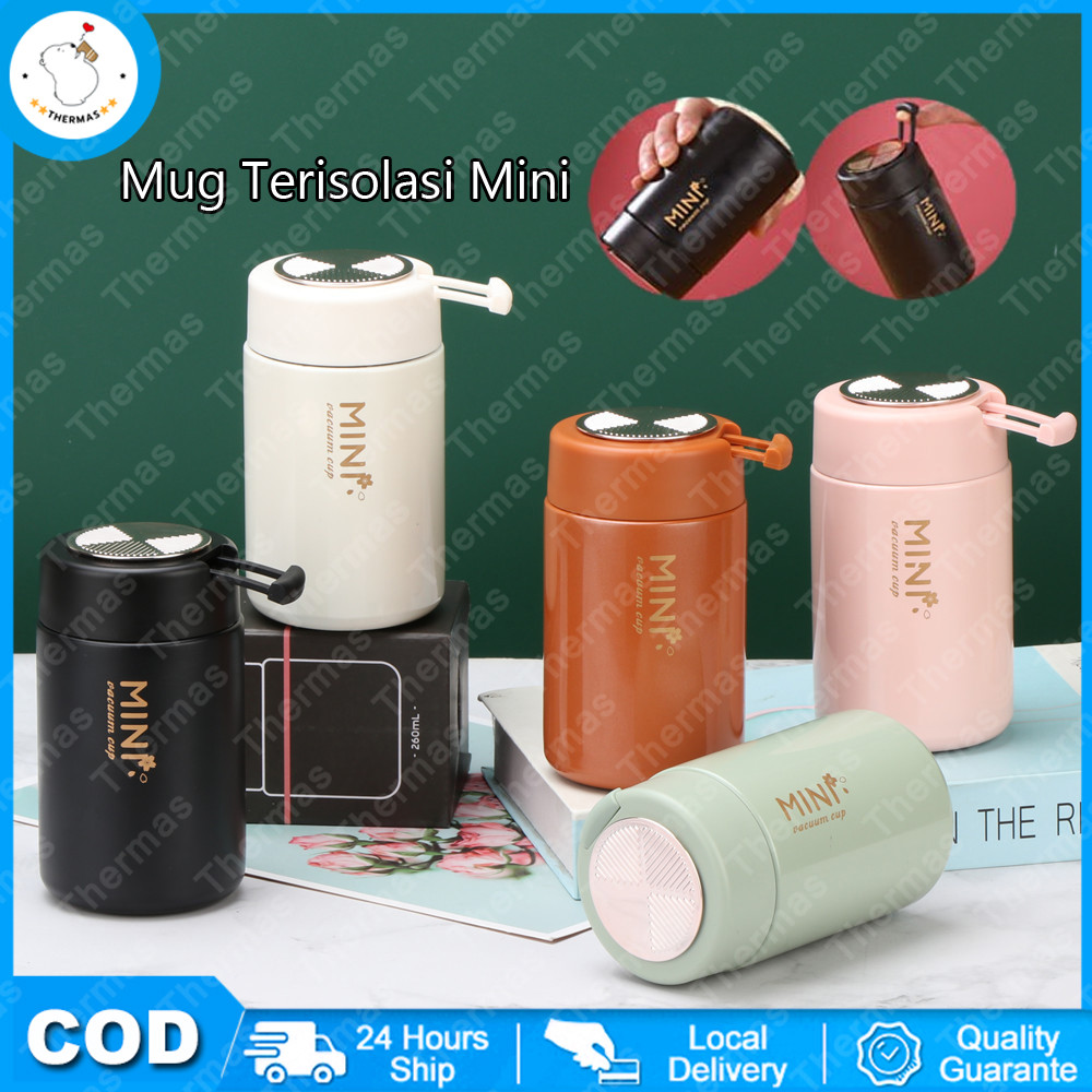 260ml termos termos stainless steel 304 termos termos vakum mini / termos kreatif mini yang lucu