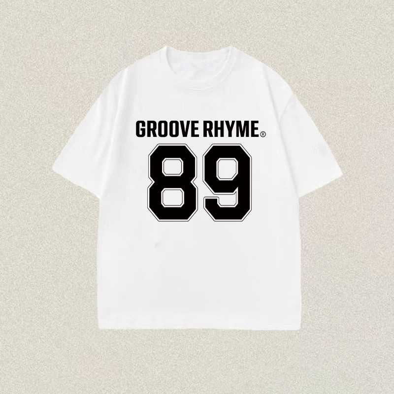 Kaos T-shirt Pria  | Kaos Sablon “GROOVE RHYME 89” | Kaos Pria Distro Original | Kaos