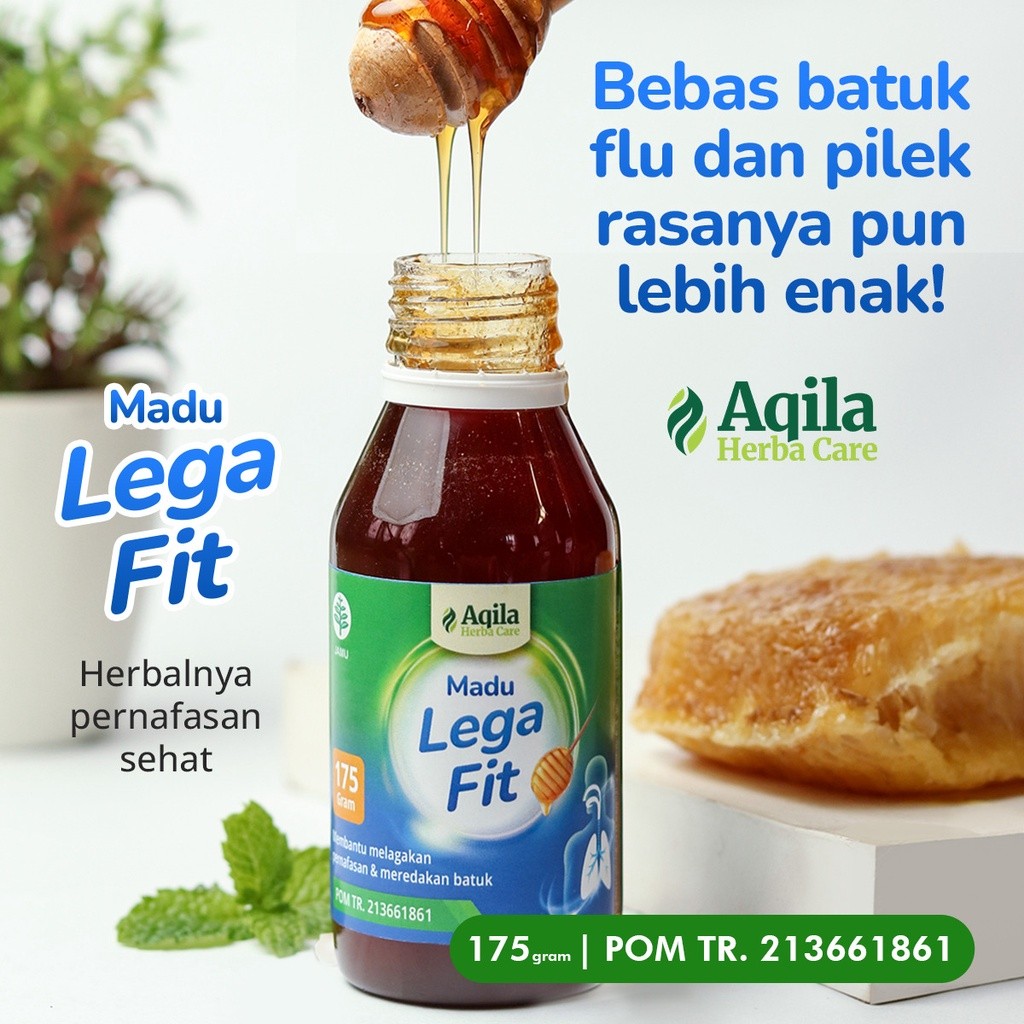 MADU LEGAFIT / LEGA FIT - Herbal Membantu Melegakan Nafas, Meredakan Batuk, Pilek, dll