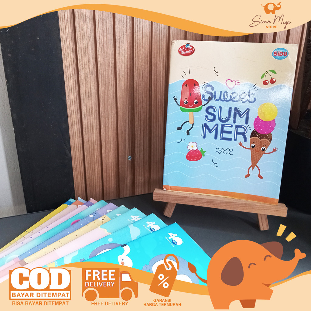 

Buku Tulis SIDU 38 Lembar Defect SATUAN / Kwarto Layak Pakai Murah