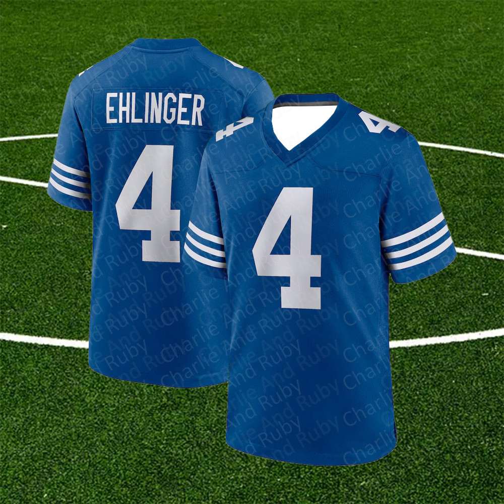 Jersey No.4/53/84 Sam Ehlinger Shaquille Leonard Johnny Lumpkin Indianapolis Colts Jersey Blue Trend