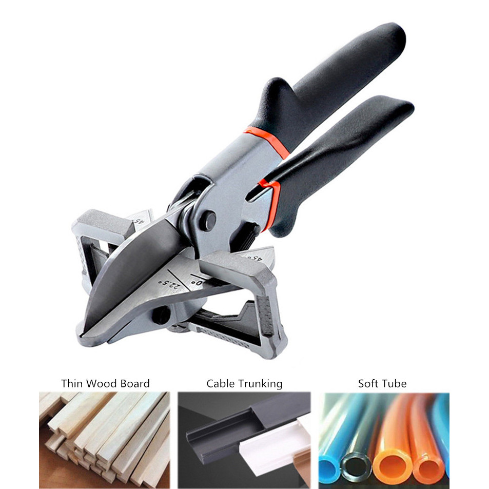 

0-135 Degree Adjustable Angle Scissors Miter Cutter Angle Shear Hand Shear Pipe Scissors Cable Hose Wire Trunking Duct Cutter