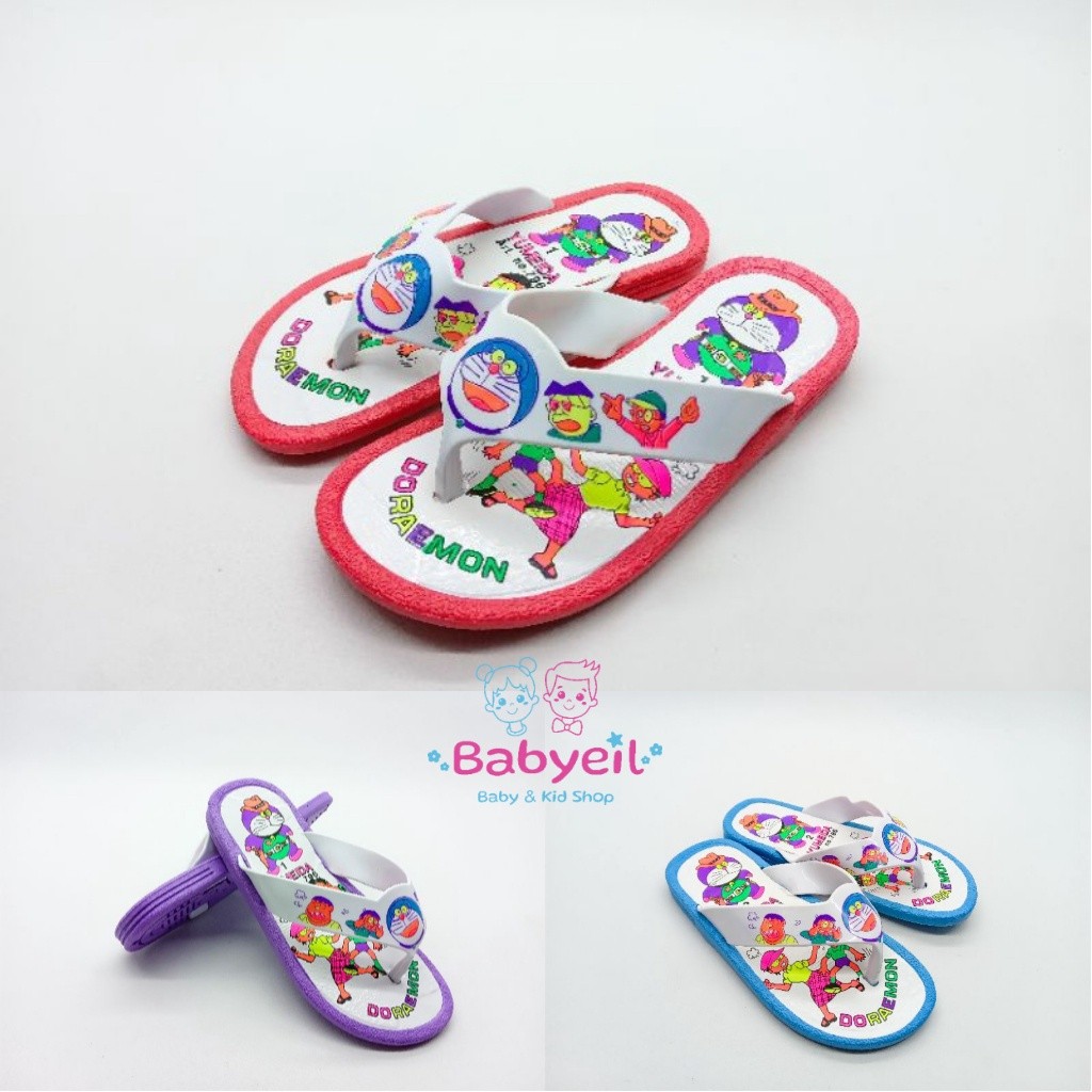 Sandal yumeida doraemon sandal jepit jadul