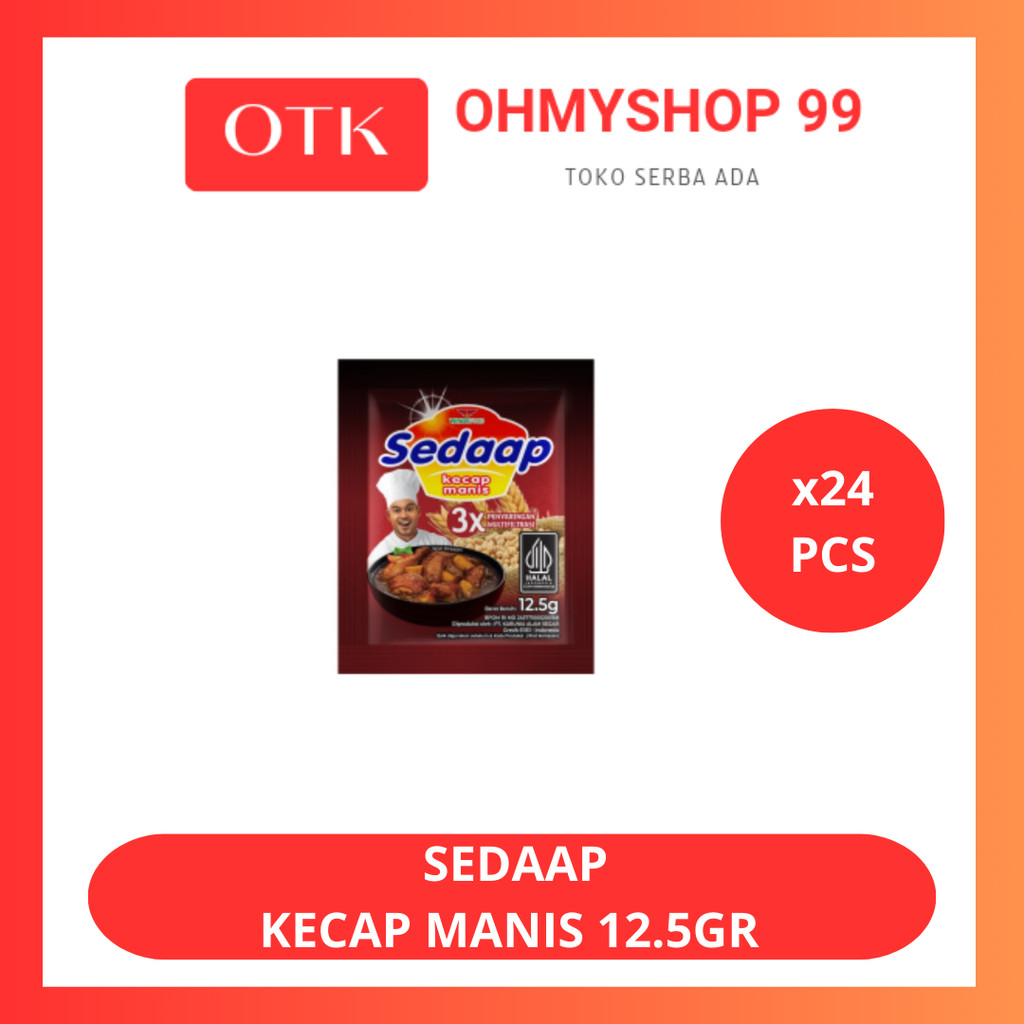

Sedaap Kecap Manis 12.5gr x 24pcs