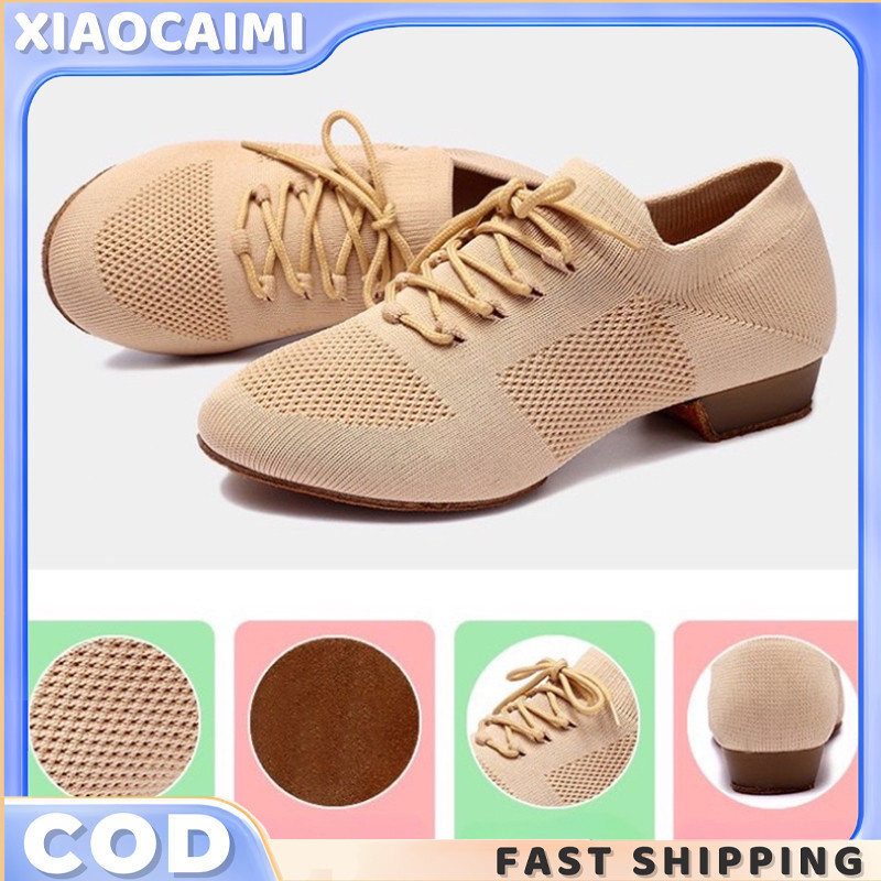 [CUCI GUDANG] Sepatu Dansa Profesional / Sepatu Dansa / Line Dance Latin dance low heel shoes