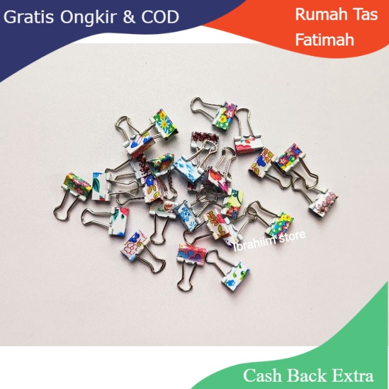 

Promo BINDER CLIP KECIL 15MM NO. 105 WARNA WARNI KLIP PENJEPIT KERTAS KECIL By Rumah Tas Fatimah