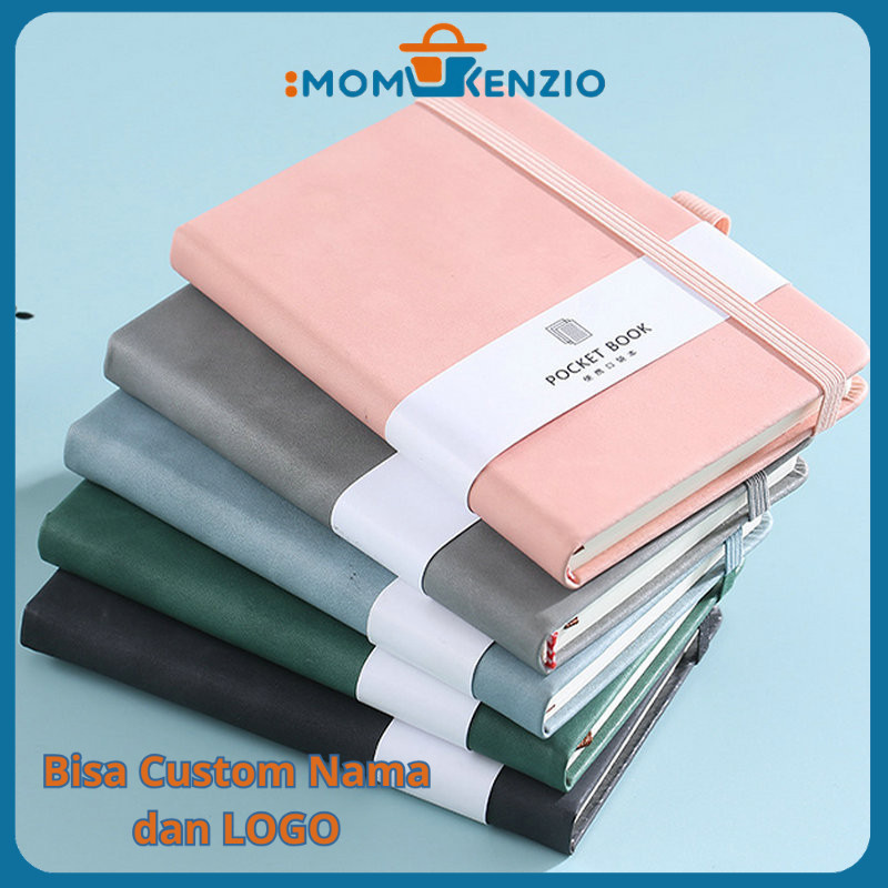 

100 Lembar Notebook A5 A6 buku catatan/ Buku tulis agenda tali/ daily book Bisa Custom Nama Atau Logo Perusahaan Cocok Untuk Souvenir Meeting Perusahaan, Kado Ulang Tahun, Wisuda