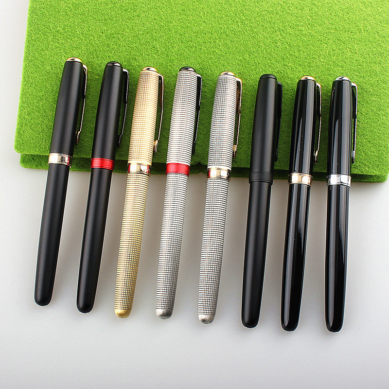 

Luxury JINHAO 75 Fountain Pen Checkered Grab Ash Feather Arrow Tungsten Steel Black Nib Classic Ink Office School Supplies Pen