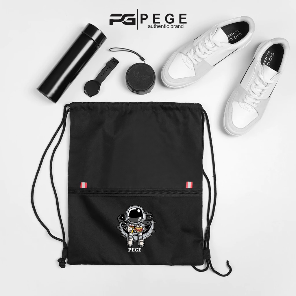 Tas ransel serut multifungsi PEGE Kenzo String Bag Olaharaga  - PG 9090