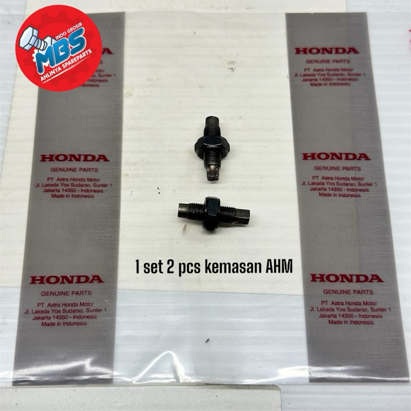 DA baut stelan klep honda bebek grand supra supra x prima legenda revo Baut setelan klep Supra x Gra