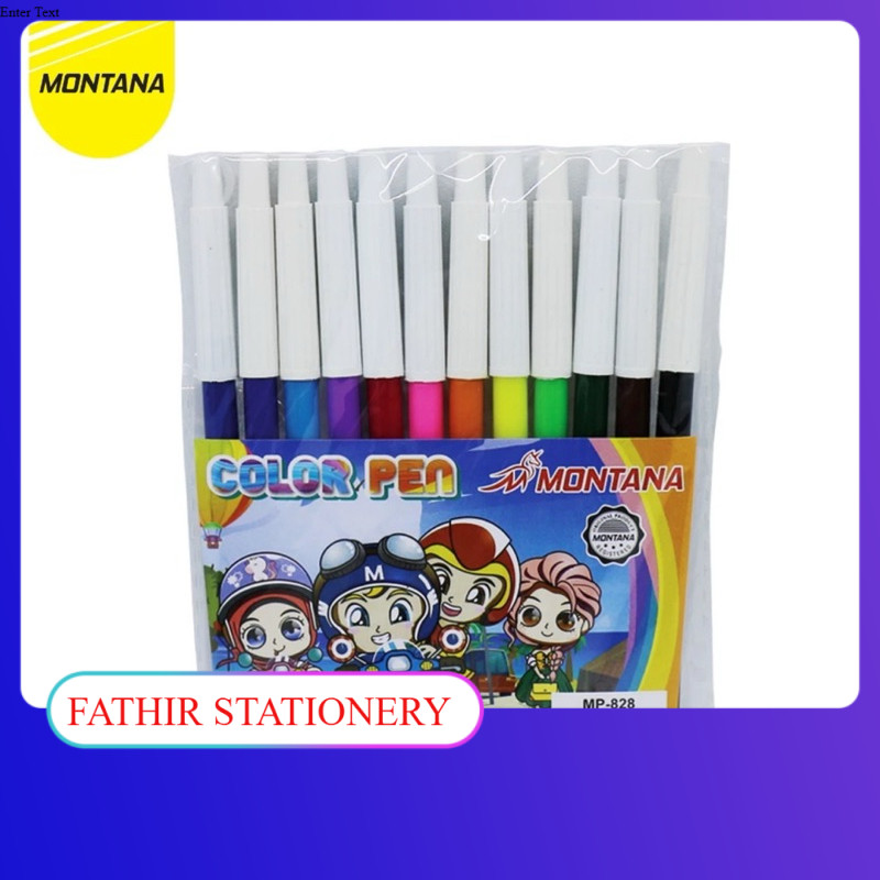 

MONTANA SPIDOL 12 WARNA MP-828 - ISI 12 PCS/PACK