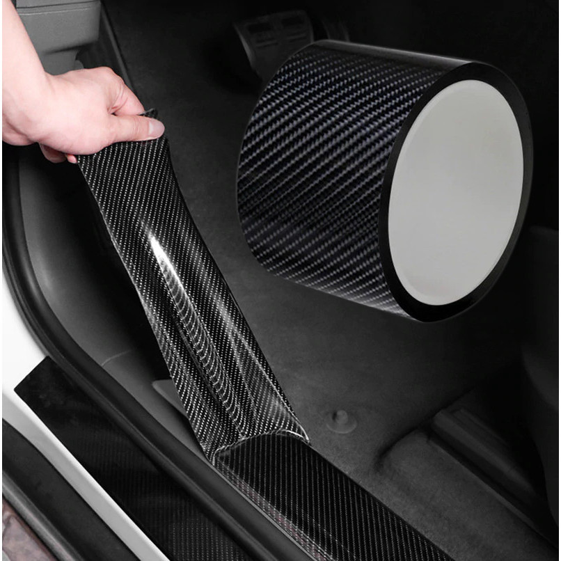 

- MSUE Stiker Pelindung Mobil Carbon Fiber Car Wrap Vinyl 3M - C3841 -