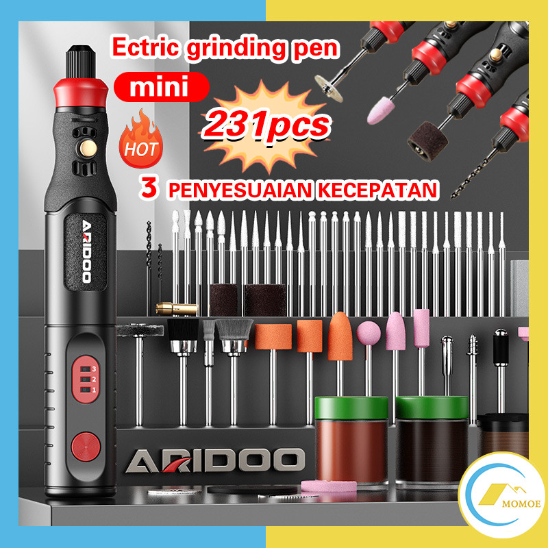 BG64RJ COD【2.0Produk baru】Bor Mini Grinder Set Mesin Ukir Poles Gerinda Listrik Alat Ukir Grafir/ Al