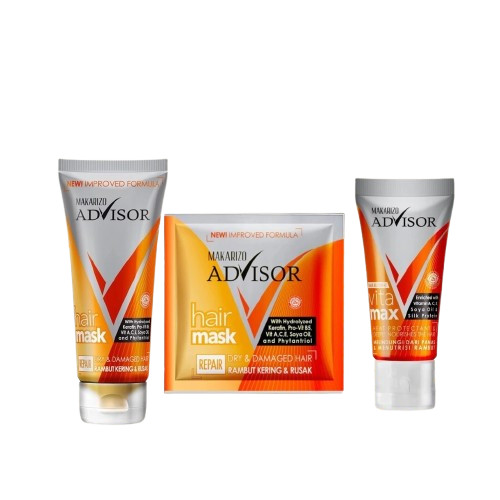 MAKARIZO Advisor Hair Mask Vita Max Vitamin Rambut Makarizo Advisor Hair Max