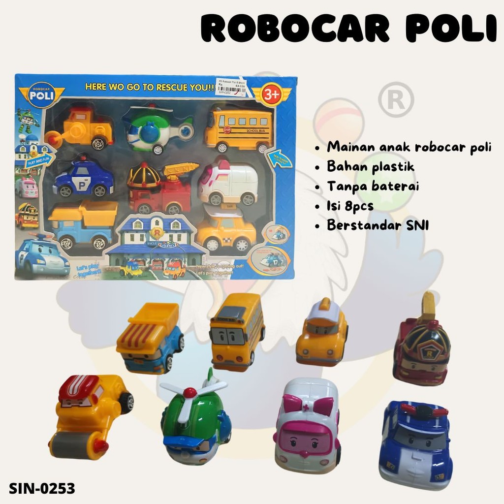 ROBOCAR POLI P5/MAINAN ANAK ROBOCAR POLI