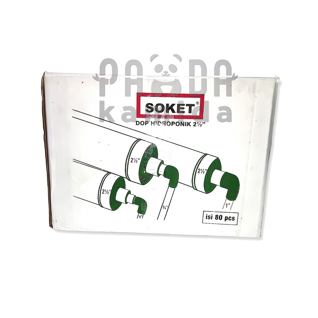 (80pcs) Dop Hidroponik 2 1/2 inch SOKET / Hidroponik Vertikal Horizontal NFT DFT