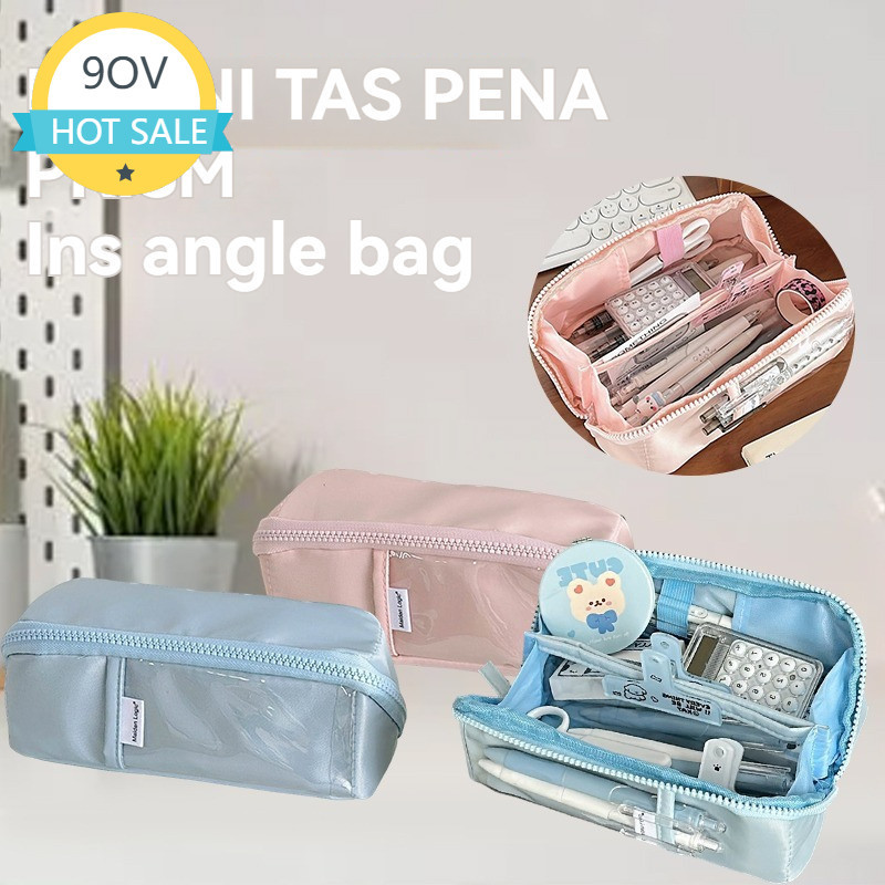 

COD Korea style big pencil box organizer bag kotak pensil kawaii besar muat banyak pensil case premium tempat pensil kapasitas besarchild anak