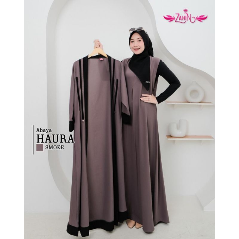 Haura Abaya Terlaris Yg Lagi Best Seller By ORI Zahin Collection Dress Abaya Ouhter Terbaru Super Pr